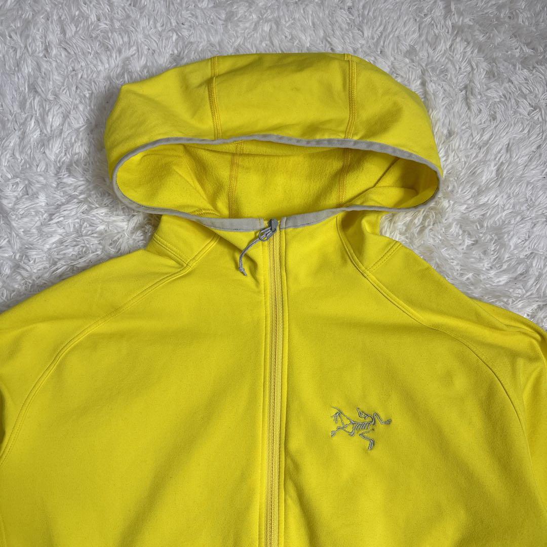 アークテリクス zoa hoody サムホール ハーフジップ フリース M 黄色