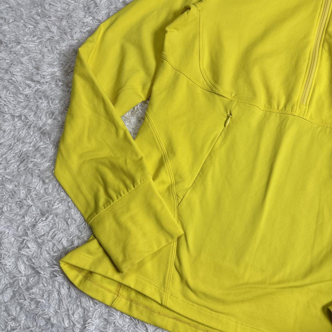 アークテリクス zoa hoody サムホール ハーフジップ フリース M 黄色