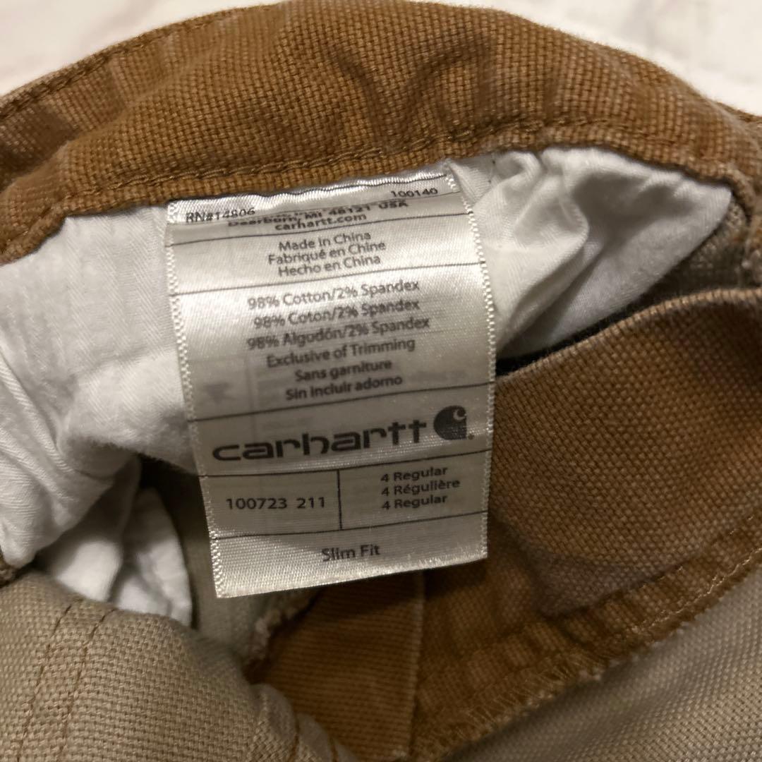 Carhartt ブラウン カーゴパンツ