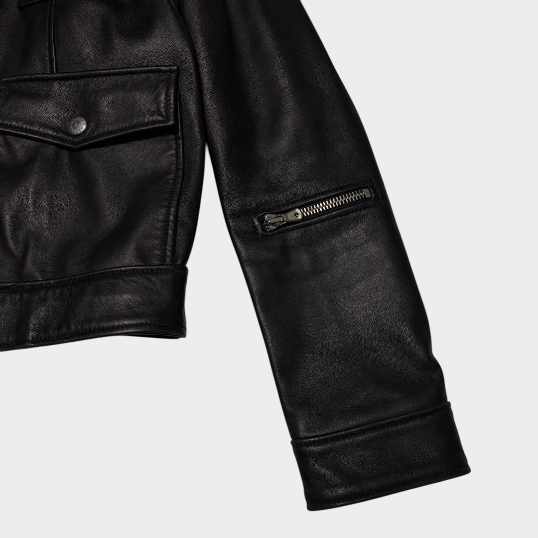 ジャケット・アウター 00's DOLCE&GABBANA Multi Zip Leather 46