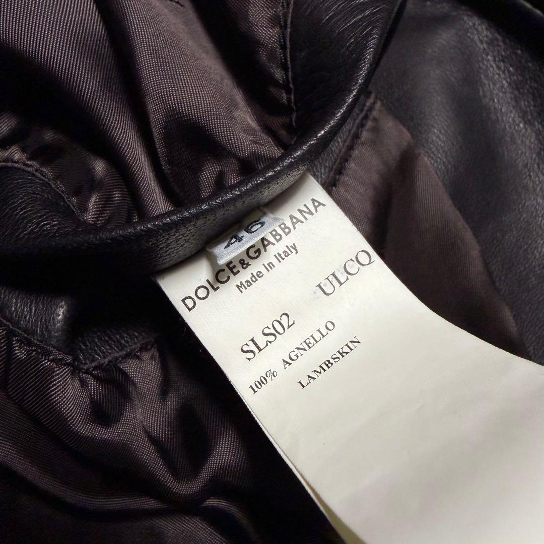 ジャケット・アウター 00's DOLCE&GABBANA Multi Zip Leather 46