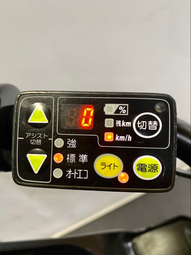 1年保証 送料無料　ブリヂストン　ビッケ　20インチ　カーキ　電動アシスト自転車