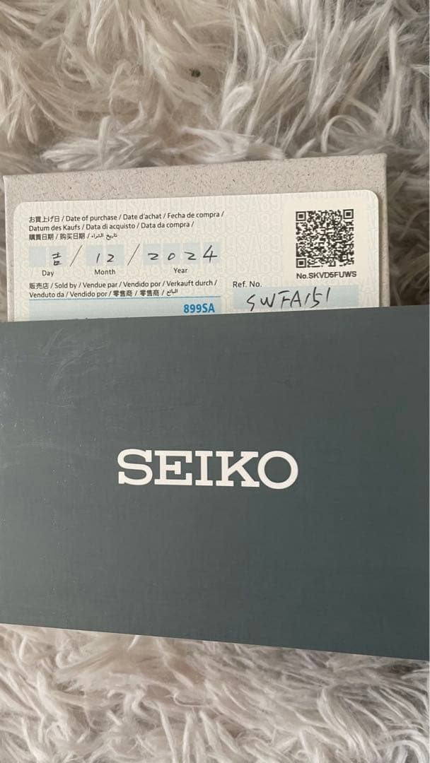SEIKO レディース時計 SWFA51 シルバー