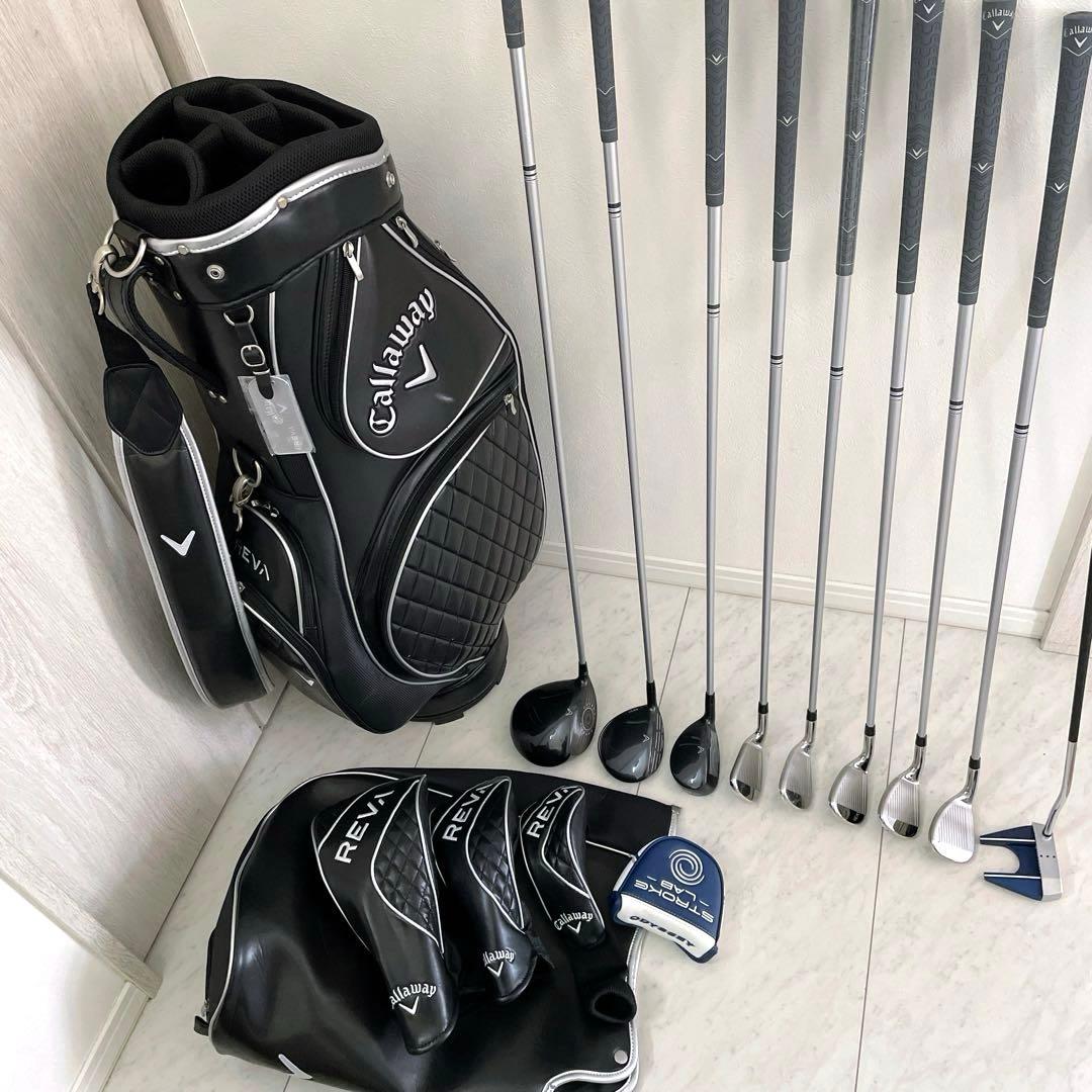 未使用に近い　Callaway REVA レディース ゴルフクラブセット