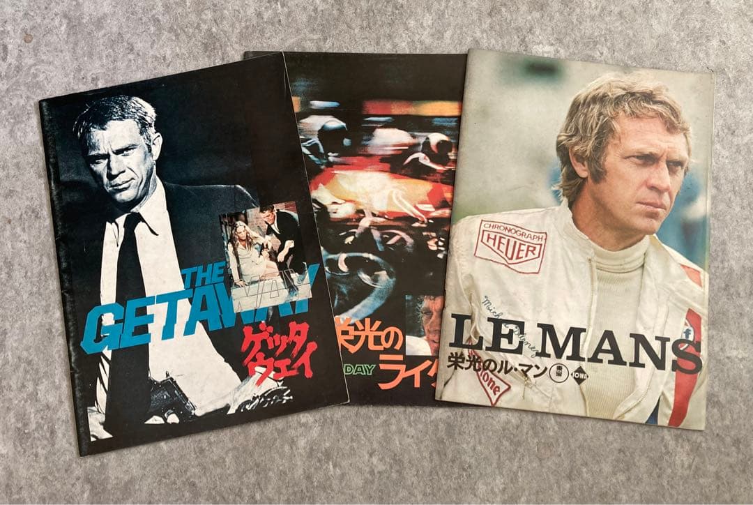 映画パンフレット3セット　マックイーン　美品　貴重