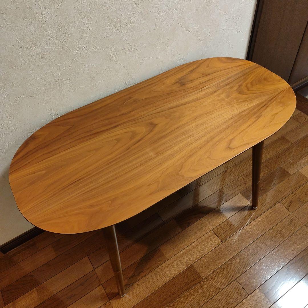 美品　東谷　2WAY　テーブル　天然木　ラバーウッド　TAC-251WAL