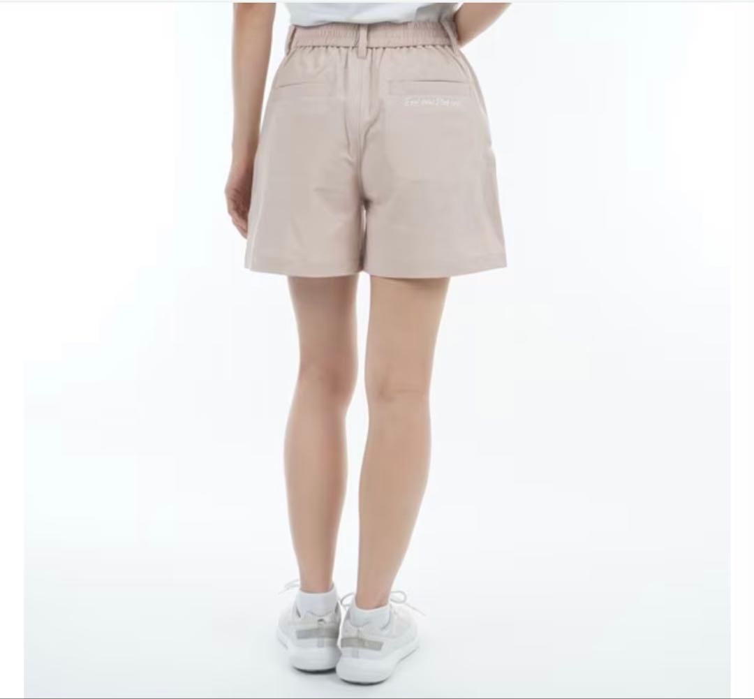 新品PING 二重織ショートパンツ ベージュピンク