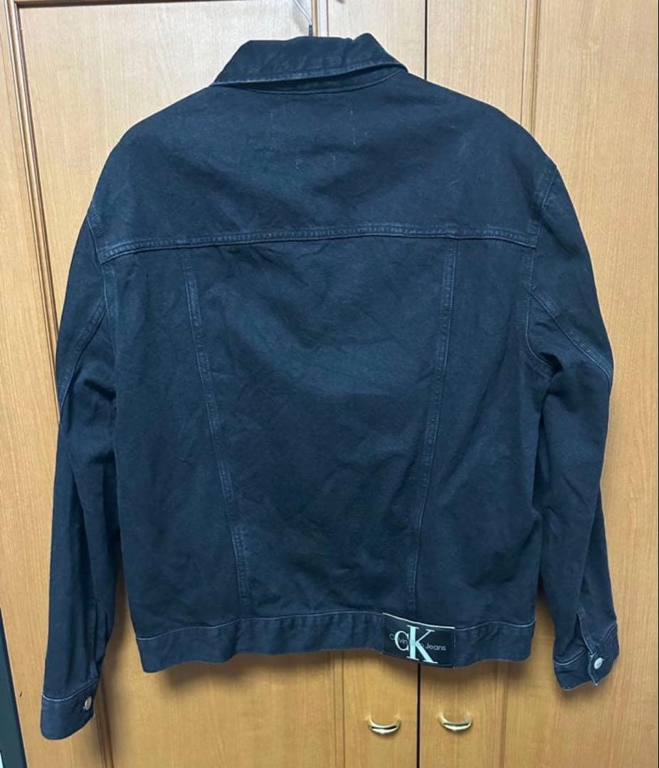 O*魂様 【新品】お買い得！カルバンクライン　ブラック　デニムジャケットBTS
