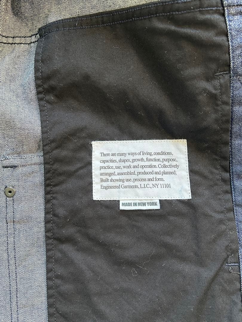 ENGINEEREDGARMENTS エンジニアードガーメンツデニムジャケットL