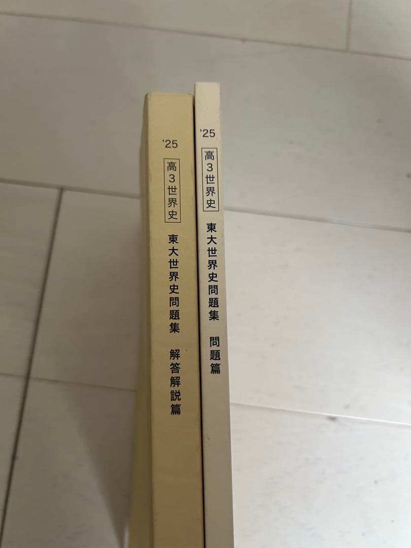 鉄緑会　東大世界史問題集　問題&解答解説 1979〜2025年の47年分収録