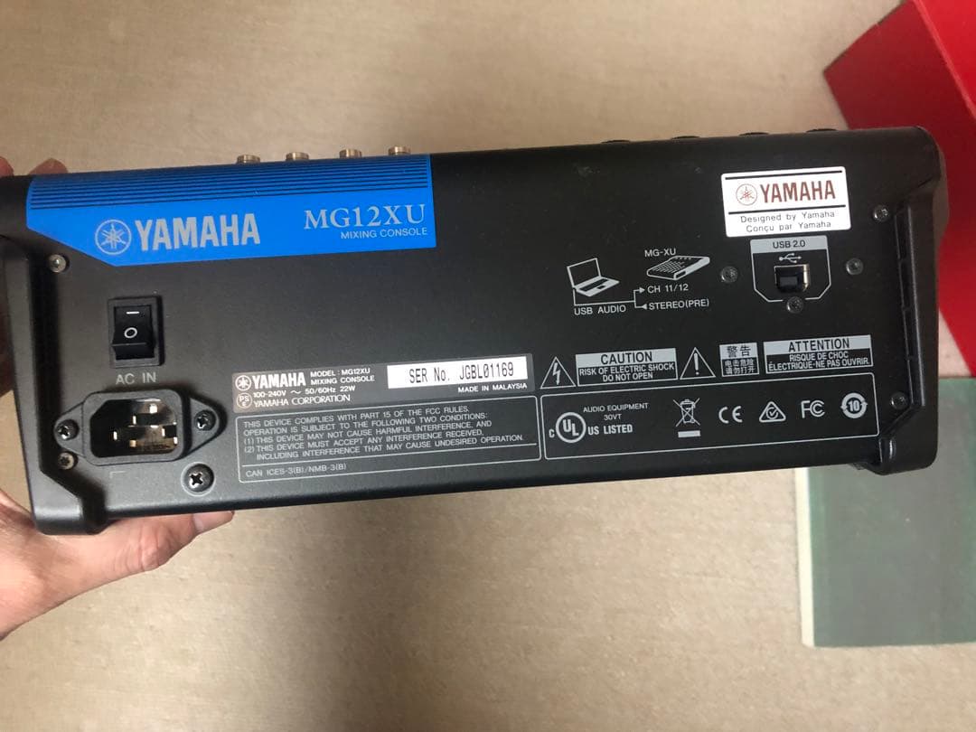 美品Yamaha MG12XU アナログミキサー
