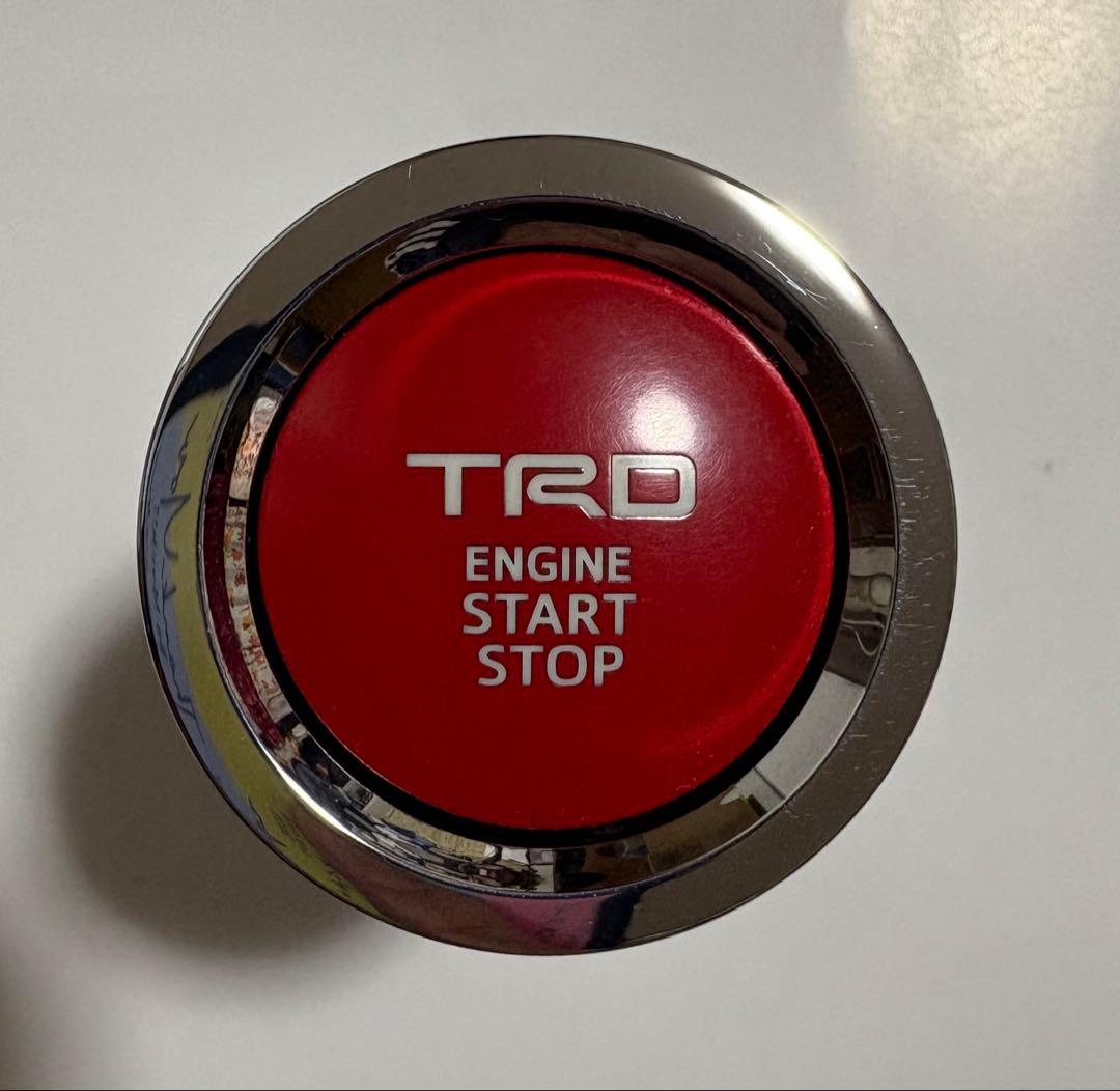 TRD プッシュスタートスイッチ イルミ純正スカイブルー