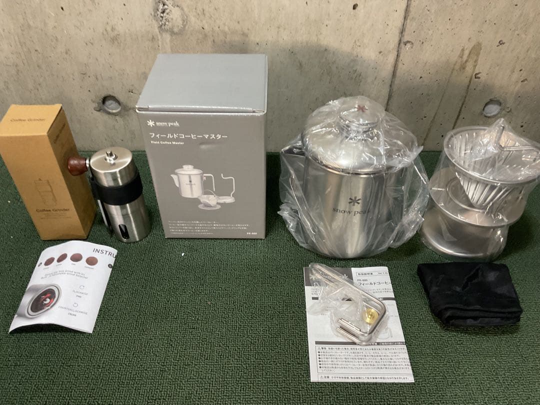 新品・未使用 フィールドコーヒーマスター ＆ ミル スノーピーク