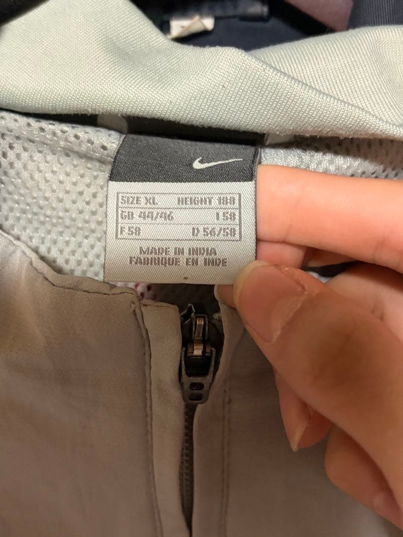 00s NIKE FCバルセロナ トラックジャケット XL ドローコード付き