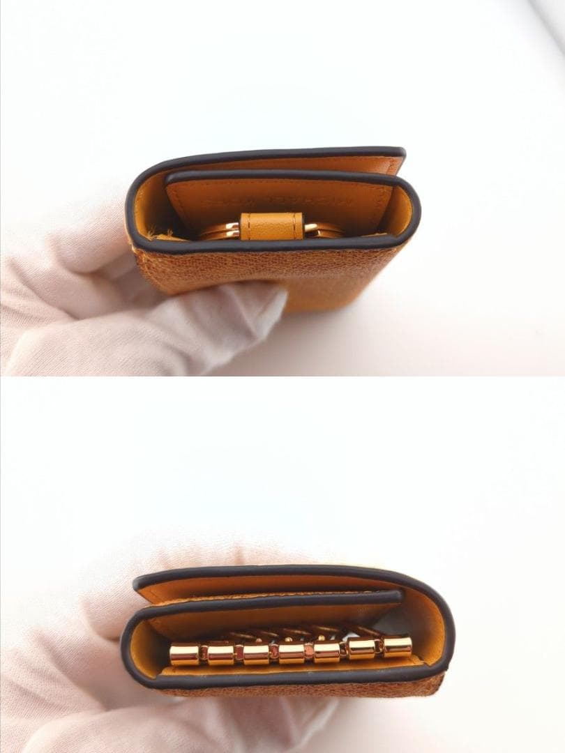 MICHAEL KORS マイケルコース キーケース レザー ゴールドブラウン