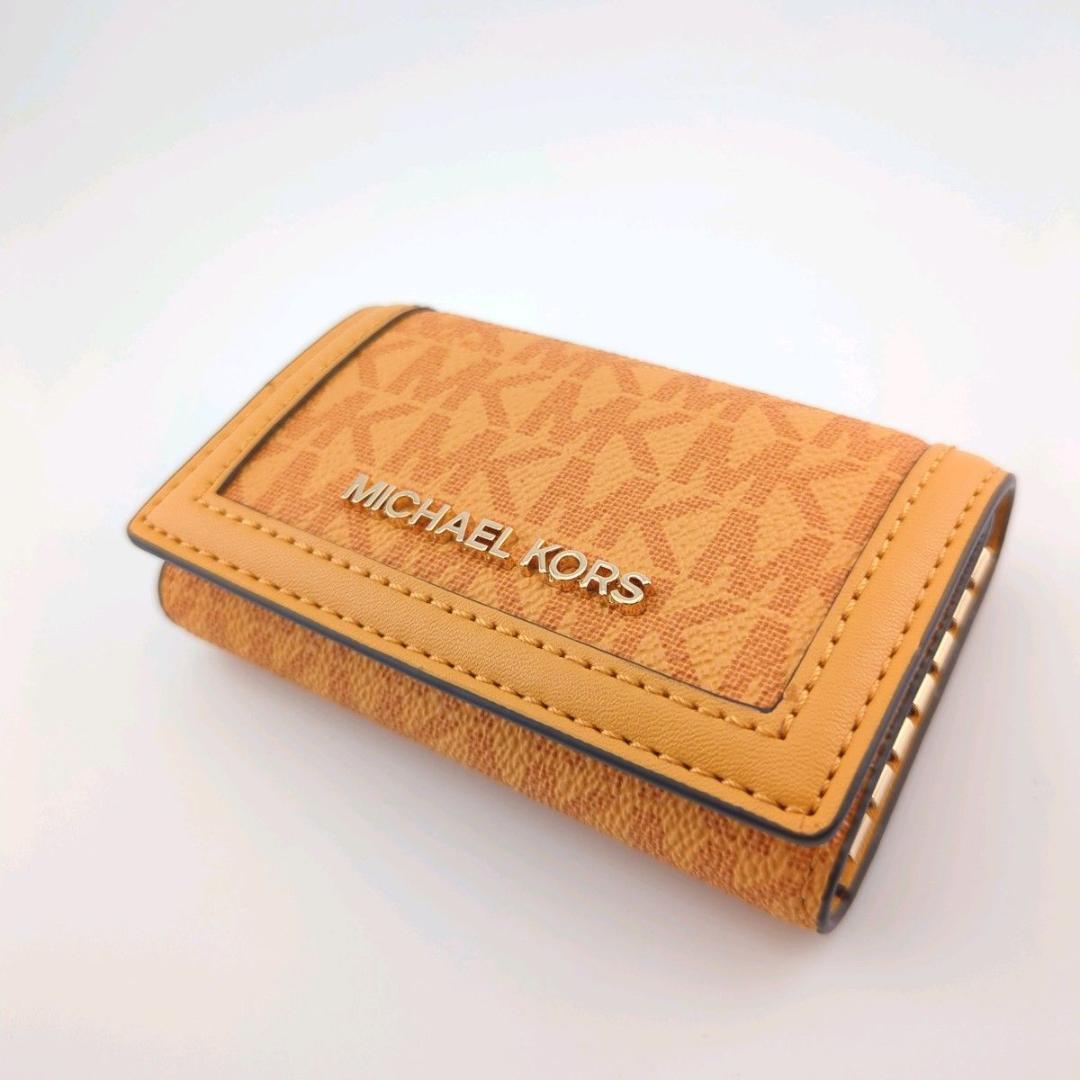 MICHAEL KORS マイケルコース キーケース レザー ゴールドブラウン