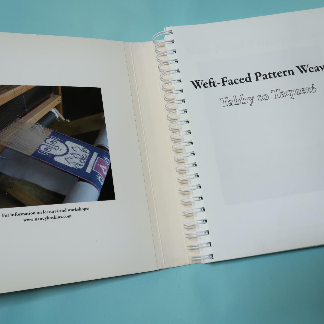 セール！Weft-Faced Pattern Weaves　織物技法の洋書　図案