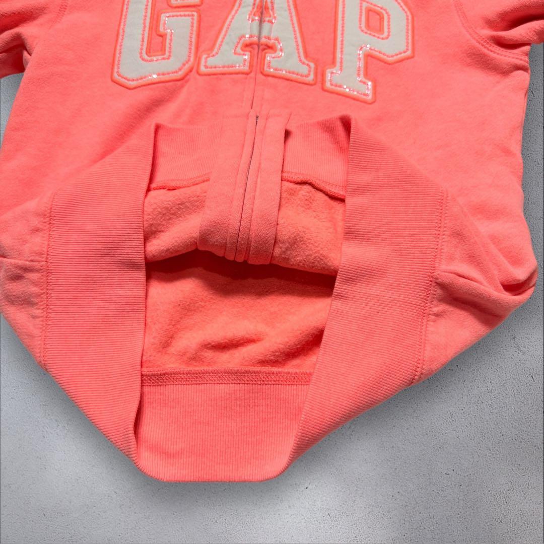希少y2k 00s GAP ファージップパーカー hoodie平成 短丈 old