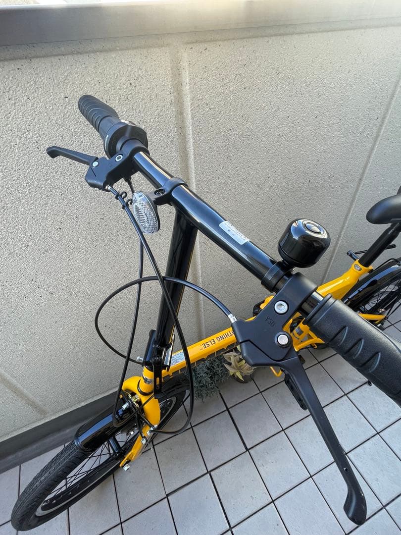 HUMMER 折りたたみ自転車 イエロー，キャンプ，可変ギア，2024年購入