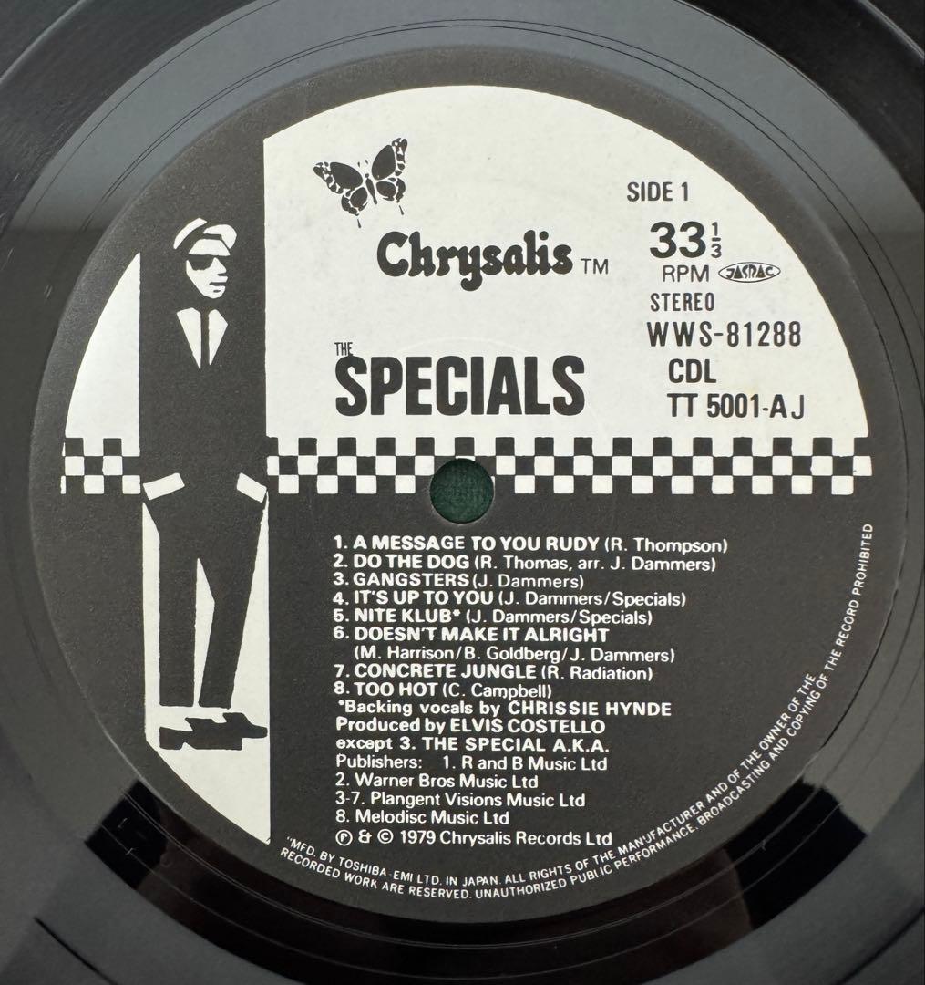 国内盤　THE SPECIALS レコード　帯付き　盤極美品