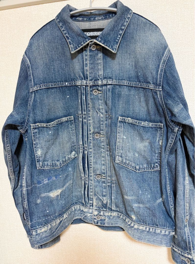 美品 ネイバーフッド SAVAGE.STOCKMAN TYPE-B C-JKT