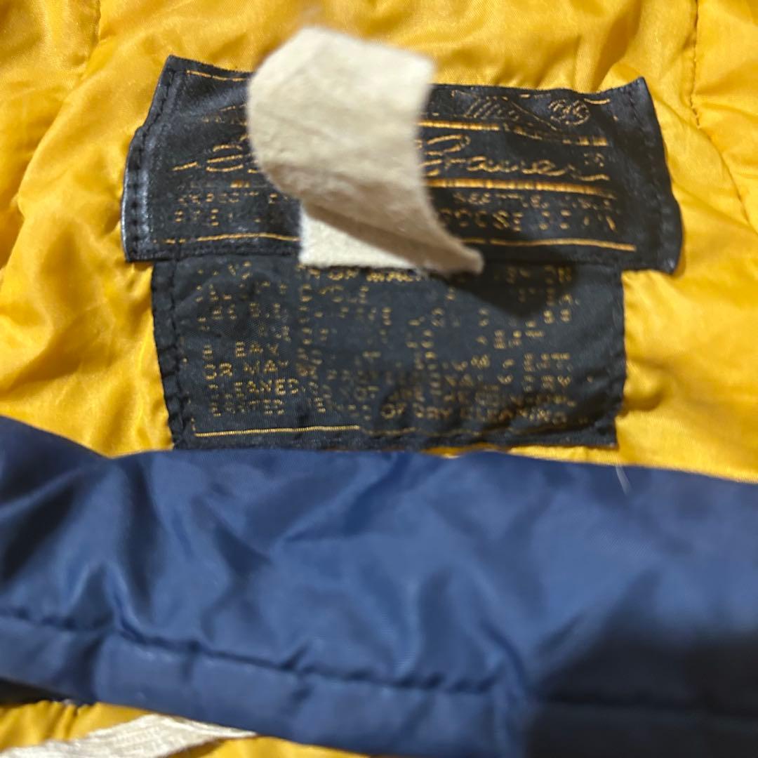 A*o様 Eddie Bauer 黒タグ プレミアムグースダウン　ネイビー　イエ