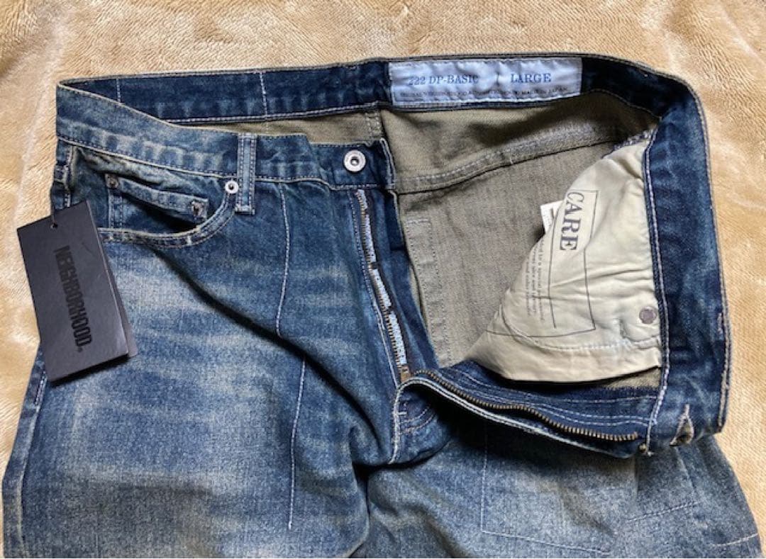 NEIGHBORHOOD ダメージデニムパンツ 222 DP-Basic未使用品