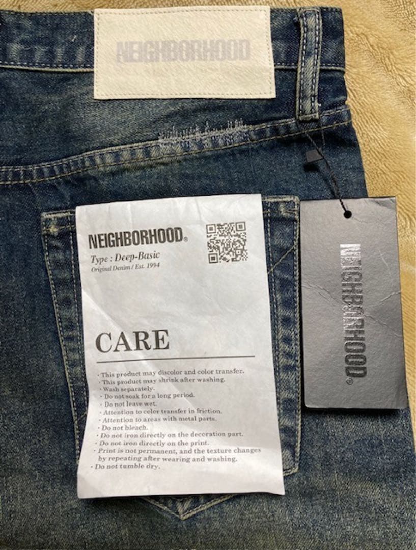 NEIGHBORHOOD ダメージデニムパンツ 222 DP-Basic未使用品