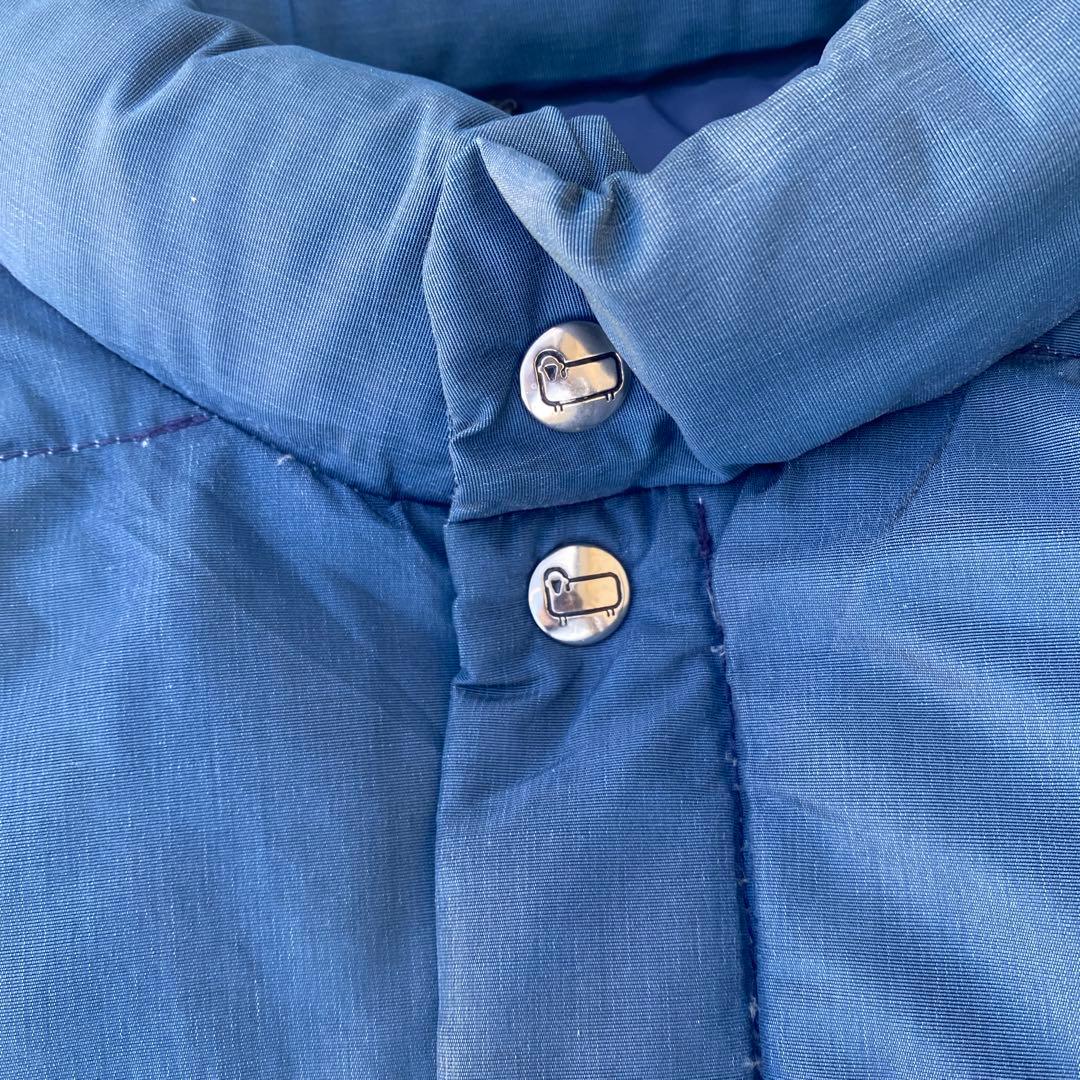 80s 90s ウールリッチ ダウンベスト 濃紺 woolrich