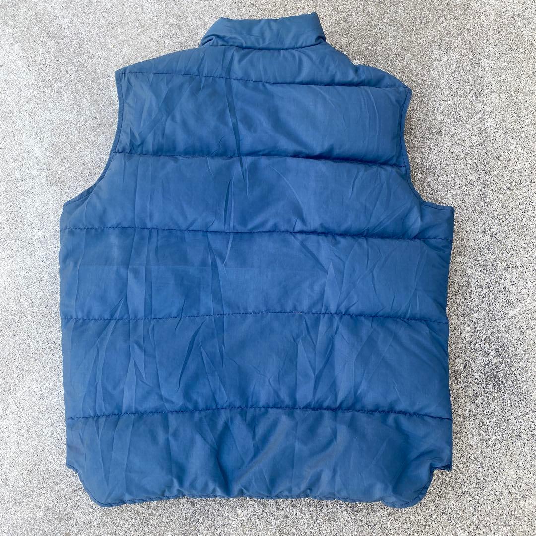 80s 90s ウールリッチ ダウンベスト 濃紺 woolrich