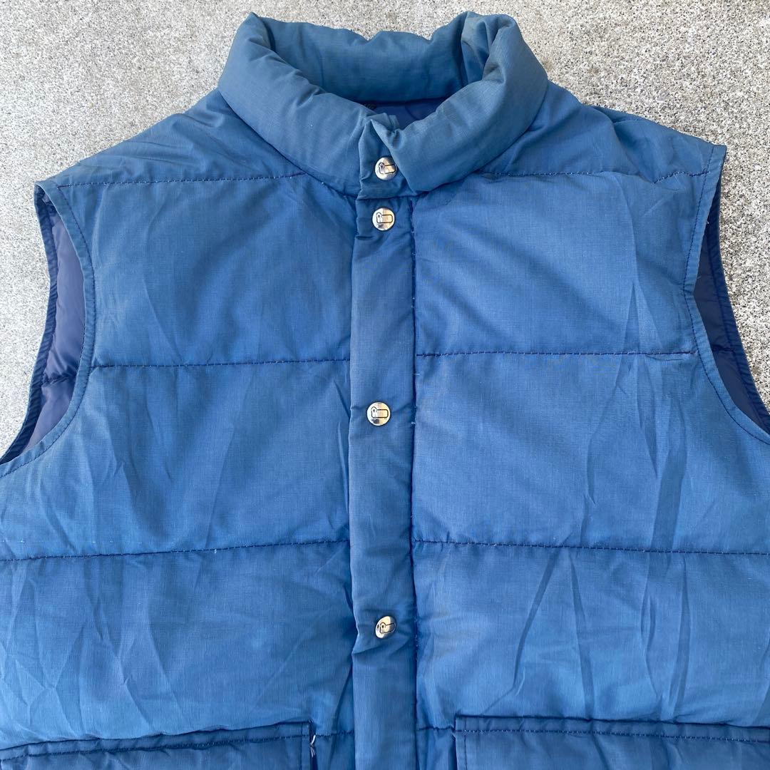 80s 90s ウールリッチ ダウンベスト 濃紺 woolrich