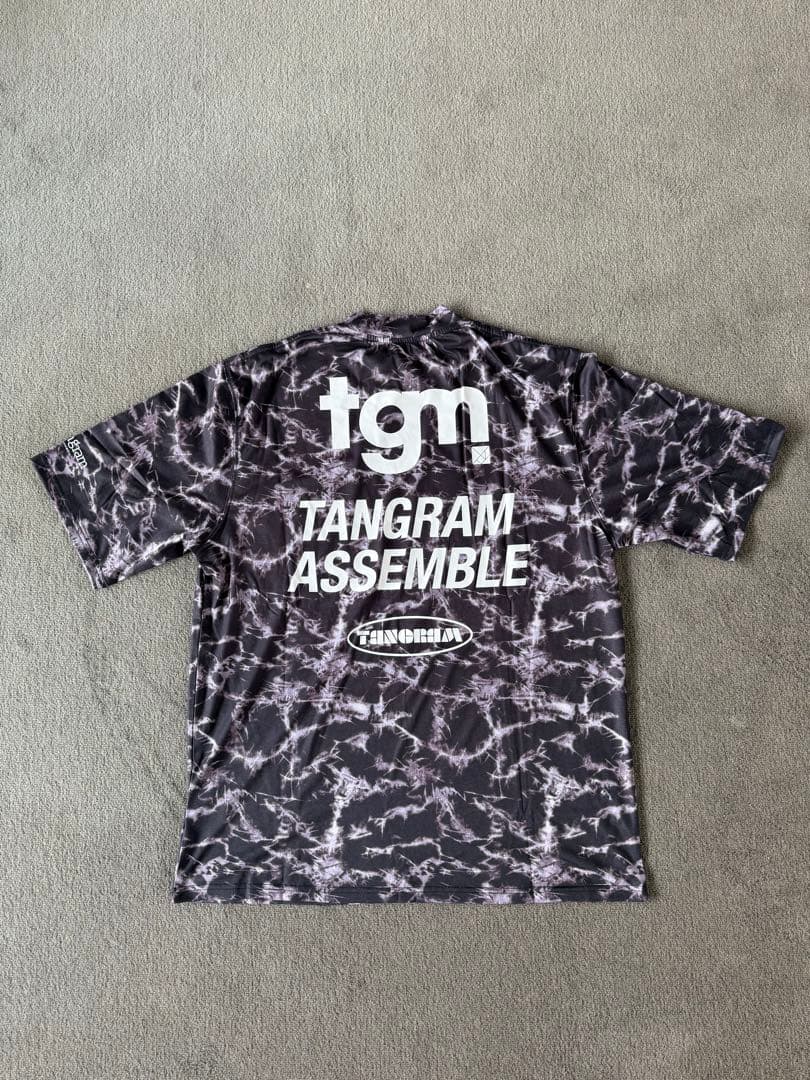 TANGRAM タングラム モックネック 半袖T タイダイ