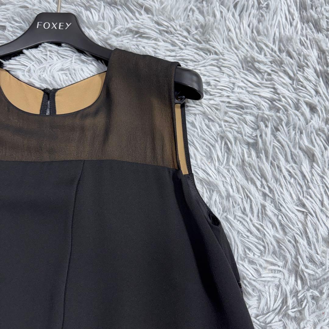 美品✨定価16万 フォクシー シルクシフォンドレス ムーンシェイド 2021年