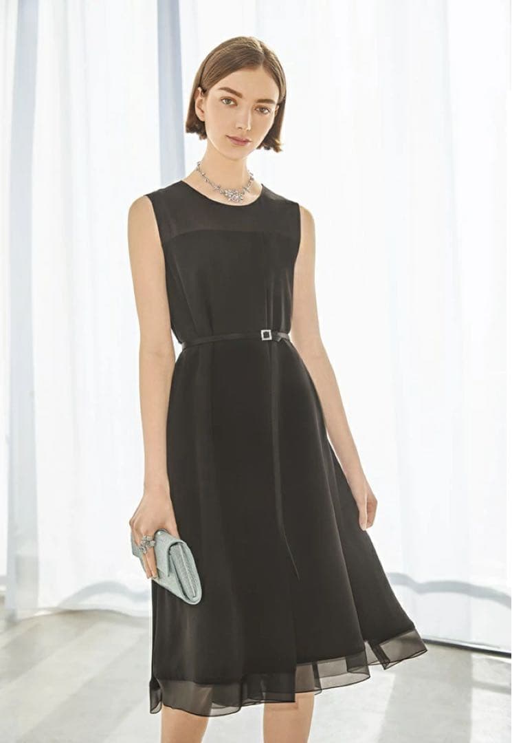 美品✨定価16万 フォクシー シルクシフォンドレス ムーンシェイド 2021年