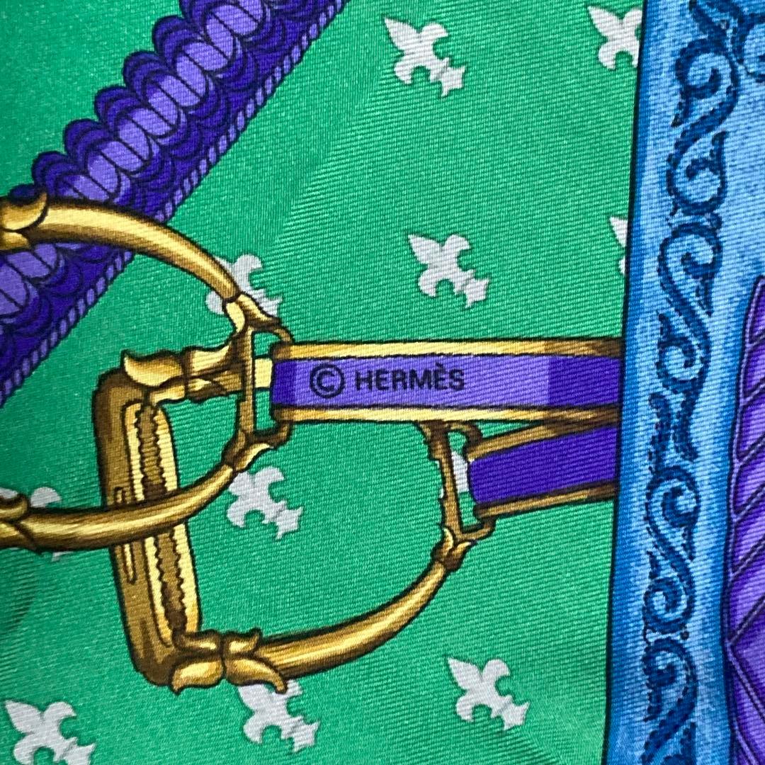売*。様 訳あり エルメス カレ90 シルク スカーフ SELLES A HOU