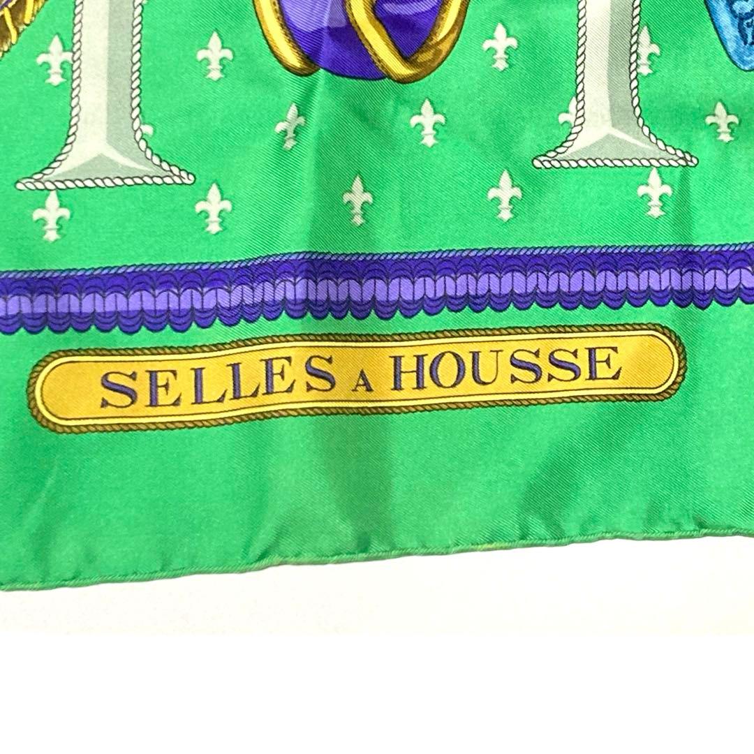 売*。様 訳あり エルメス カレ90 シルク スカーフ SELLES A HOU