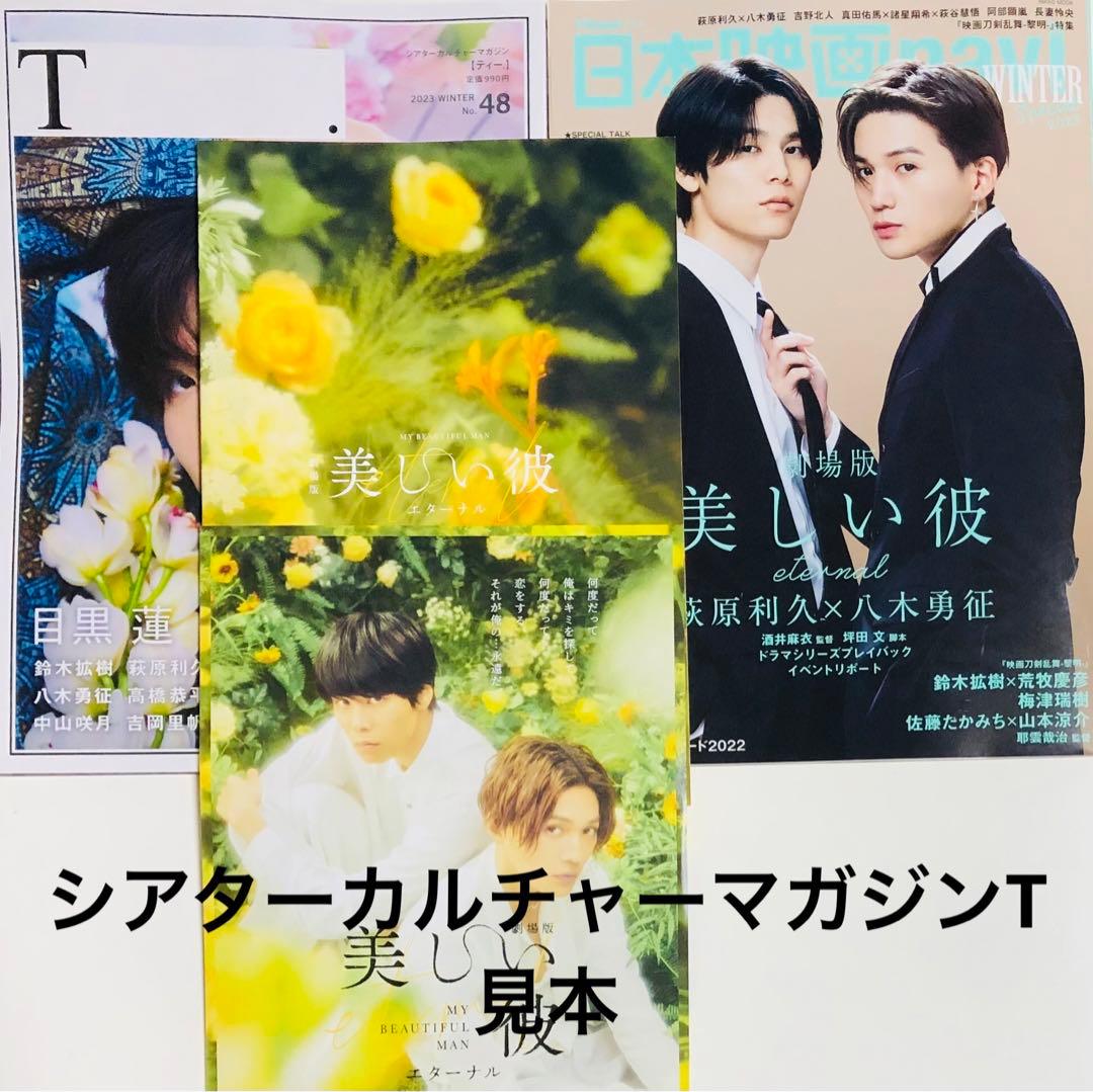 美しい彼　パンフレット　八木勇征　1st写真集　anan 映画雑誌　萩原利久