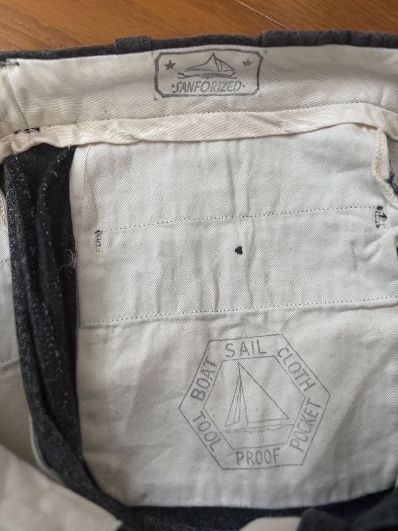 ブラックシャンブレー 50s vintage 黒シャン ごま塩