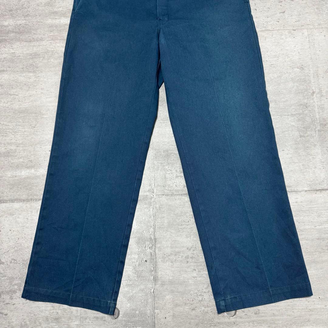 90s USA製 Dickies874 ネイビー チノパン ワークパンツ W34