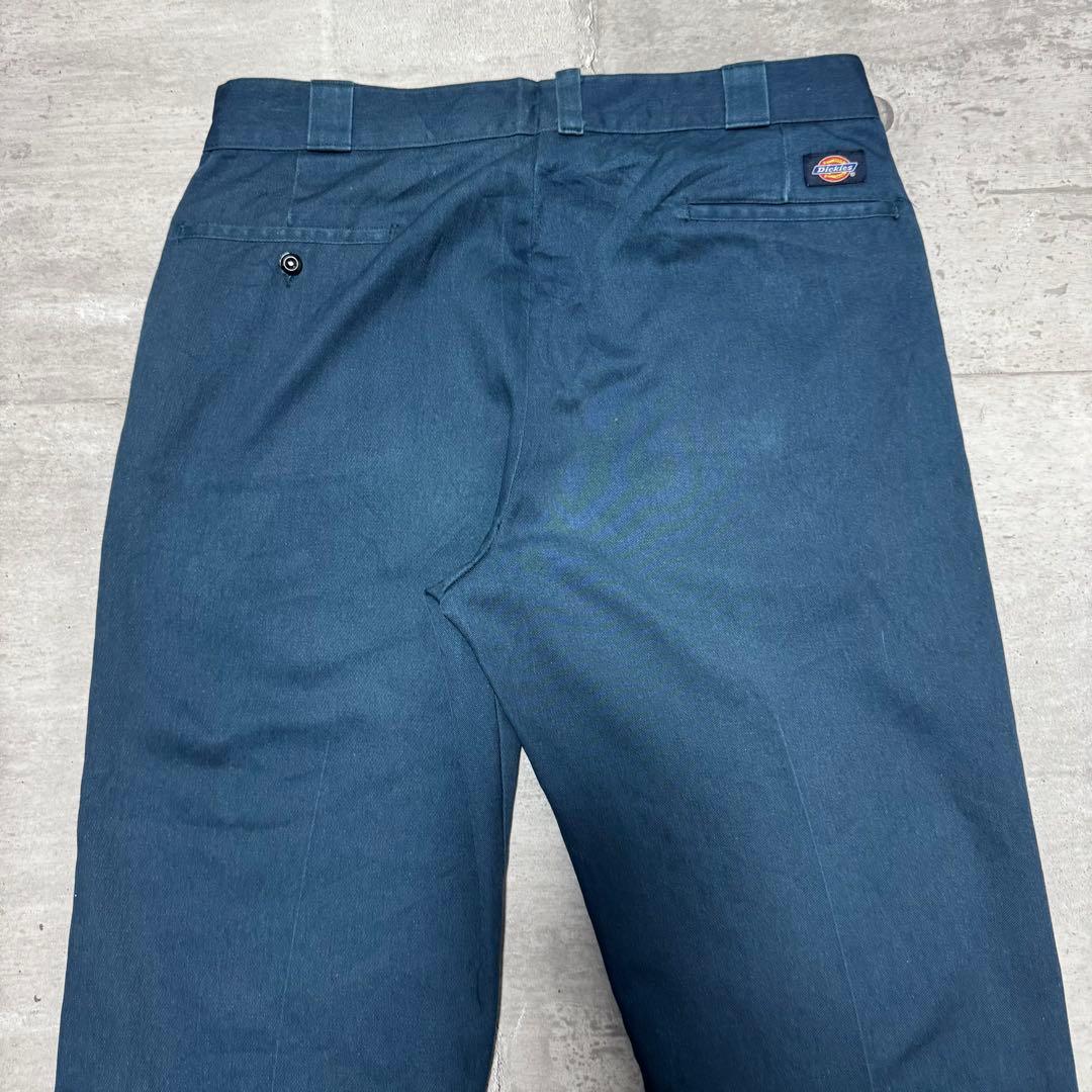 90s USA製 Dickies874 ネイビー チノパン ワークパンツ W34
