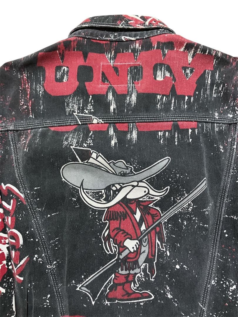 ユ*キ様 90s ProPlayer UNLV All Over NFL デニム