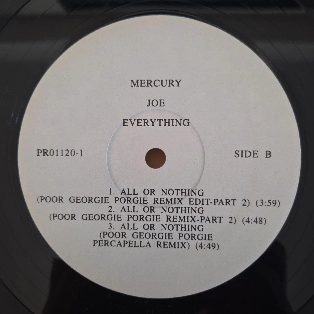 洋楽 Joe All Or Nothing Poor ie Porgie