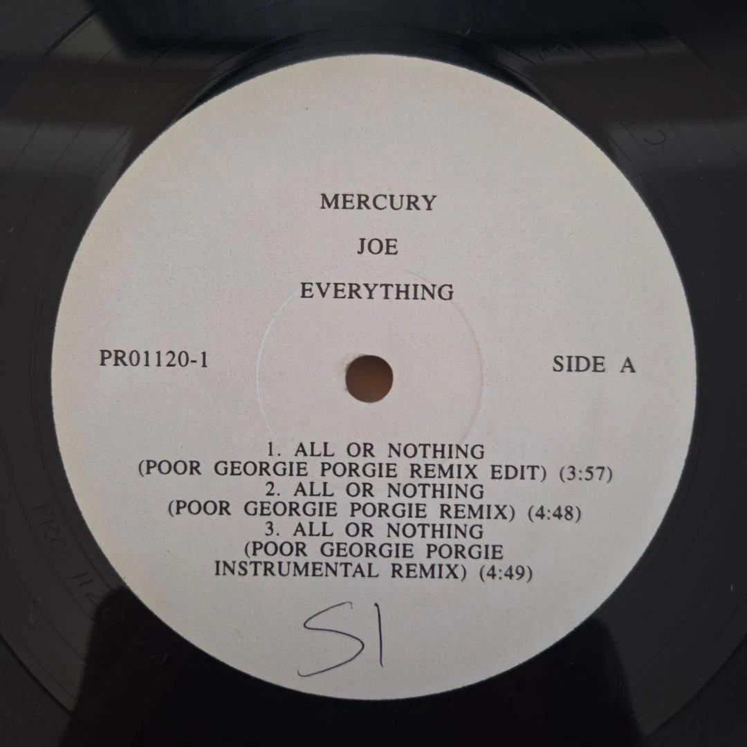 洋楽 Joe All Or Nothing Poor ie Porgie