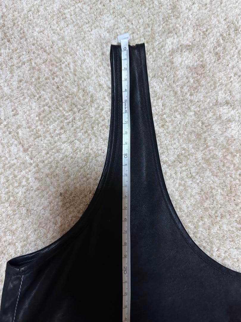 Acne Studios ブラック キャミワンピース ロング