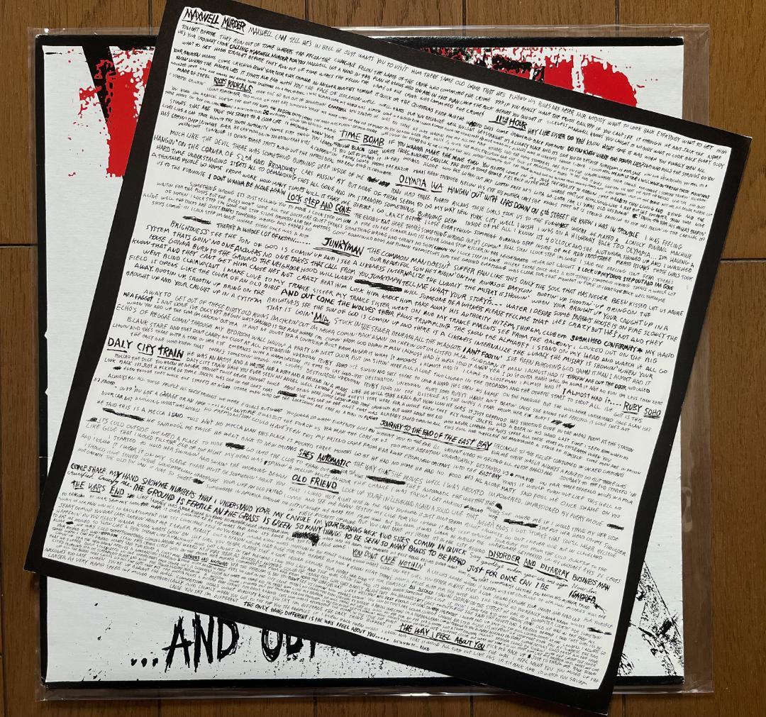 【初回プレス】RANCID / AND OUT COME THE WOLVES