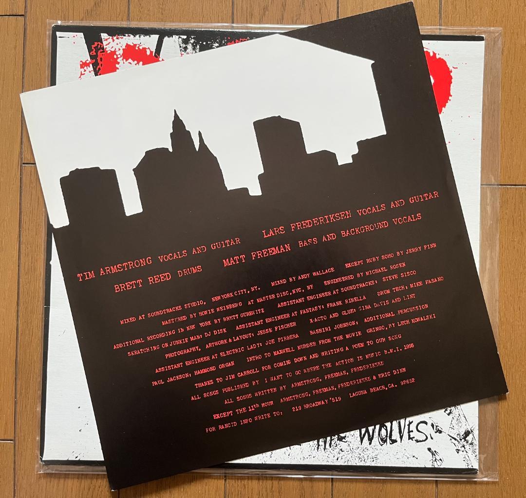 【初回プレス】RANCID / AND OUT COME THE WOLVES