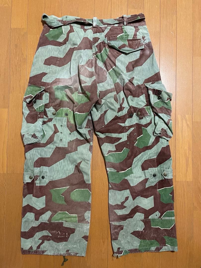 @@　ドイツ軍　スプリンターカモパンツ　50s