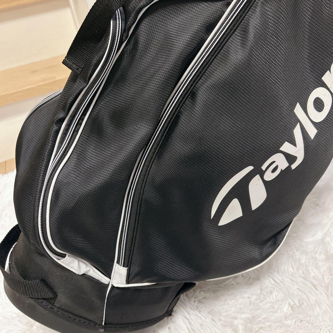 【美品】 TaylorMade スタンド型 キャディバッグ ゴルフバッグ