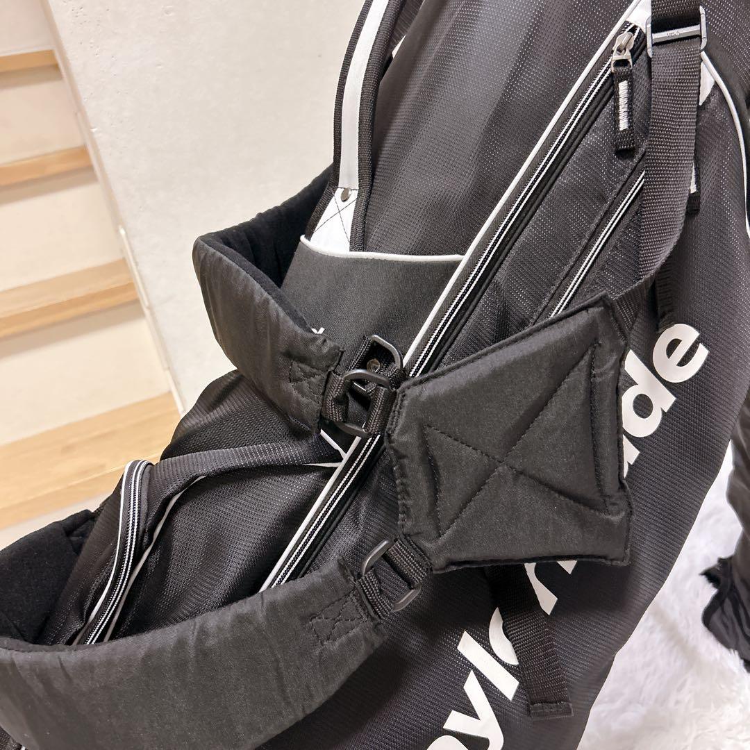 【美品】 TaylorMade スタンド型 キャディバッグ ゴルフバッグ