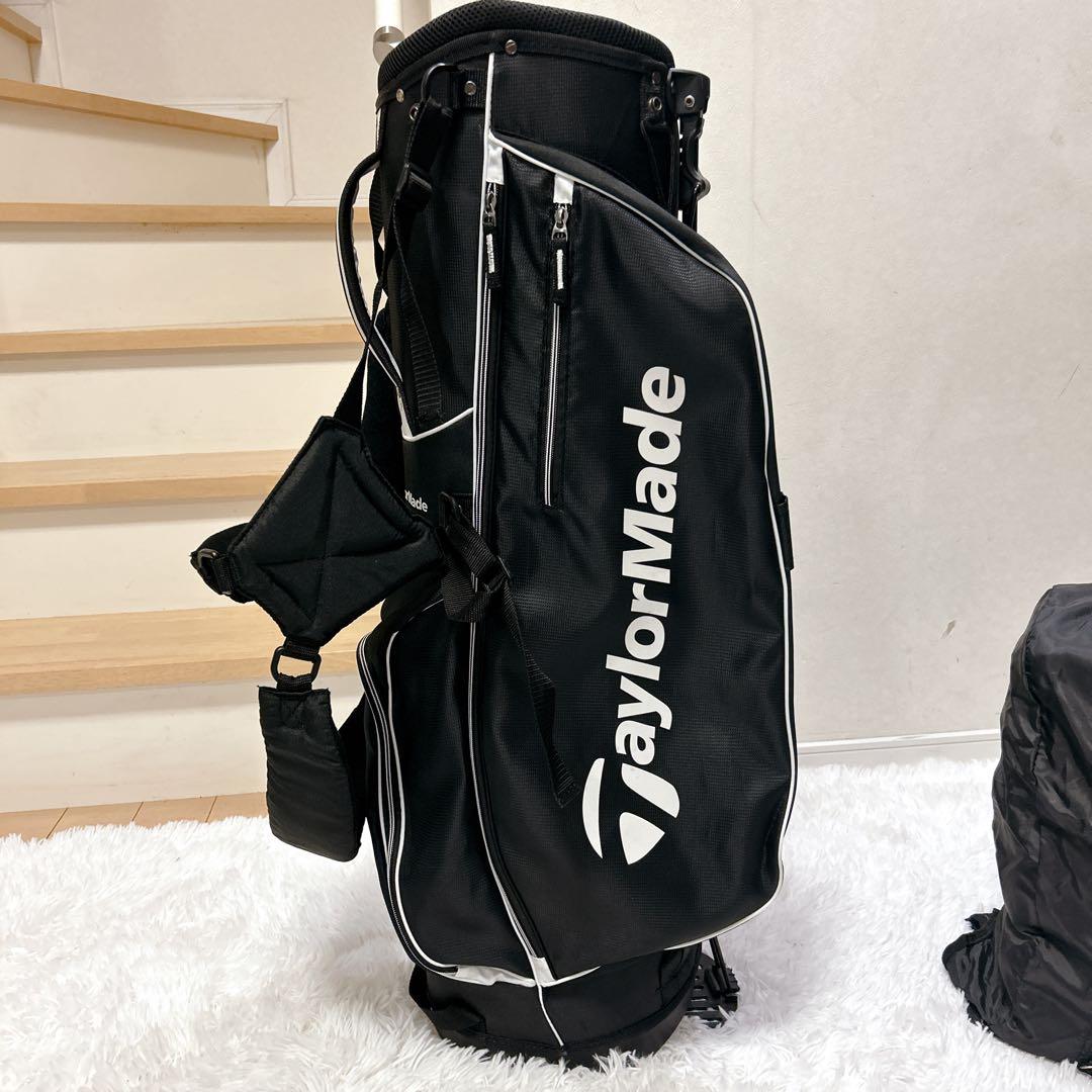 【美品】 TaylorMade スタンド型 キャディバッグ ゴルフバッグ